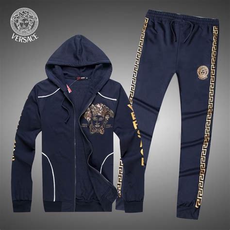 versace 2 piece sweat suit for men|versace men's suits sale.